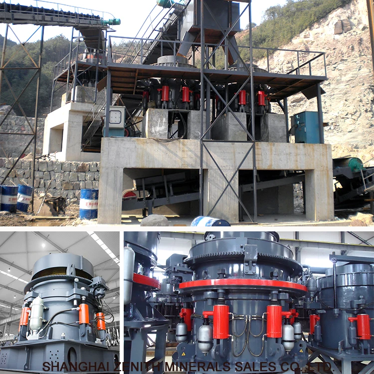 High Crushing Ratio Gyratory Cone Crusher Price For Quarry Project ...