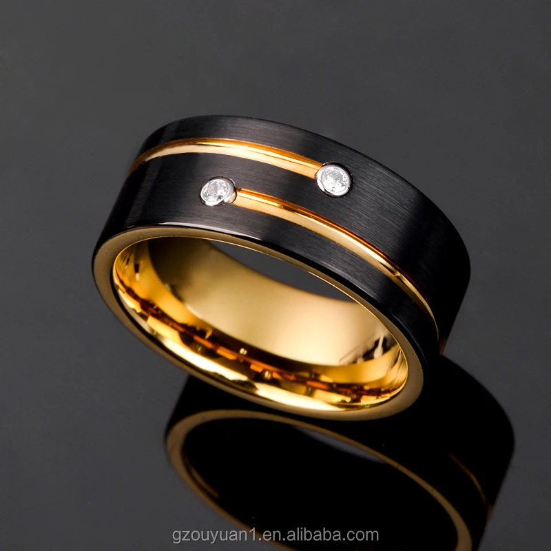 Schwarz Ring Gold Schmuck Edelstein Sammlung Wolfram Ring Mit Cz Stein Buy Schwarz Ring Gold Schmuck Edelstein Sammlung Wolfram Ring Mit Cz Stein Product On Alibaba Com