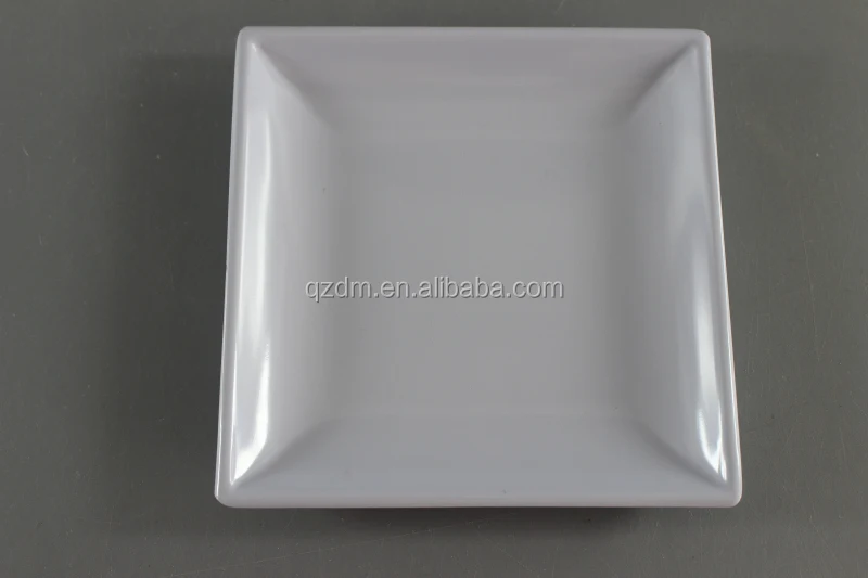 Plastic Square Appetizer Dishes , Melamine Small Plate