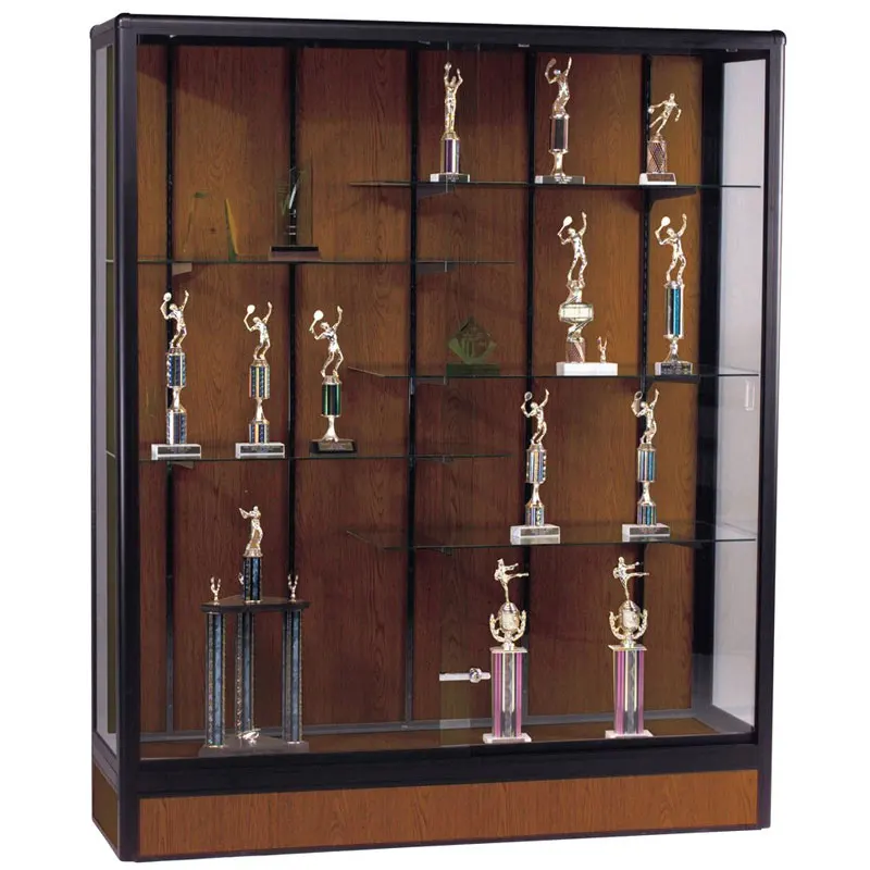 Antique Wooden Display Showcase Collectibles Trophies Diaplay