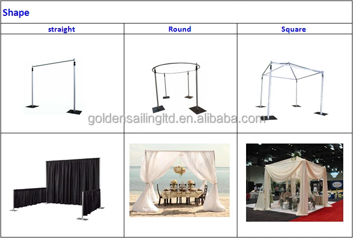 Used Wedding Backdrop Stand Pipe And Drape System For Sale Buy
