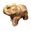 Semi Precious Stone Jasper Handcrafts Elephant Carving