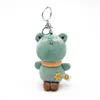 New Funny Stuffed Keychain Mini Duck Pig Frog Teddy Bear Plush Toys For Crane Machines