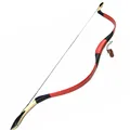 Archery Hunting Traditional Red Recurve Bow Cow Leather Handmade Horse BOW 20 70lbs