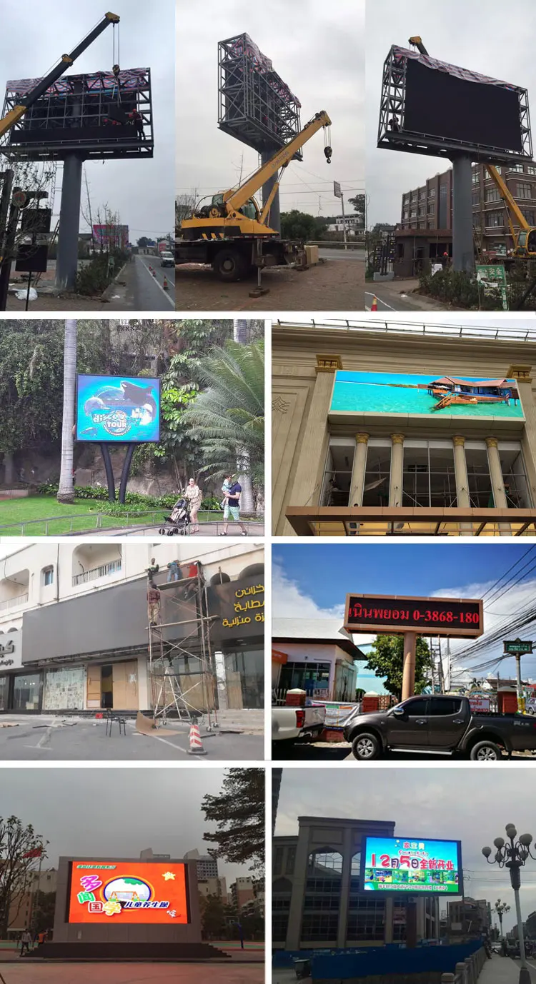 Die-casting Magnesium Outdoor P4 LED Screen