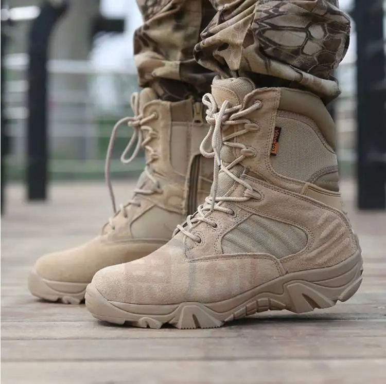 Black Military Combat Boots Military Tactical Delta Cordura Tactical ...