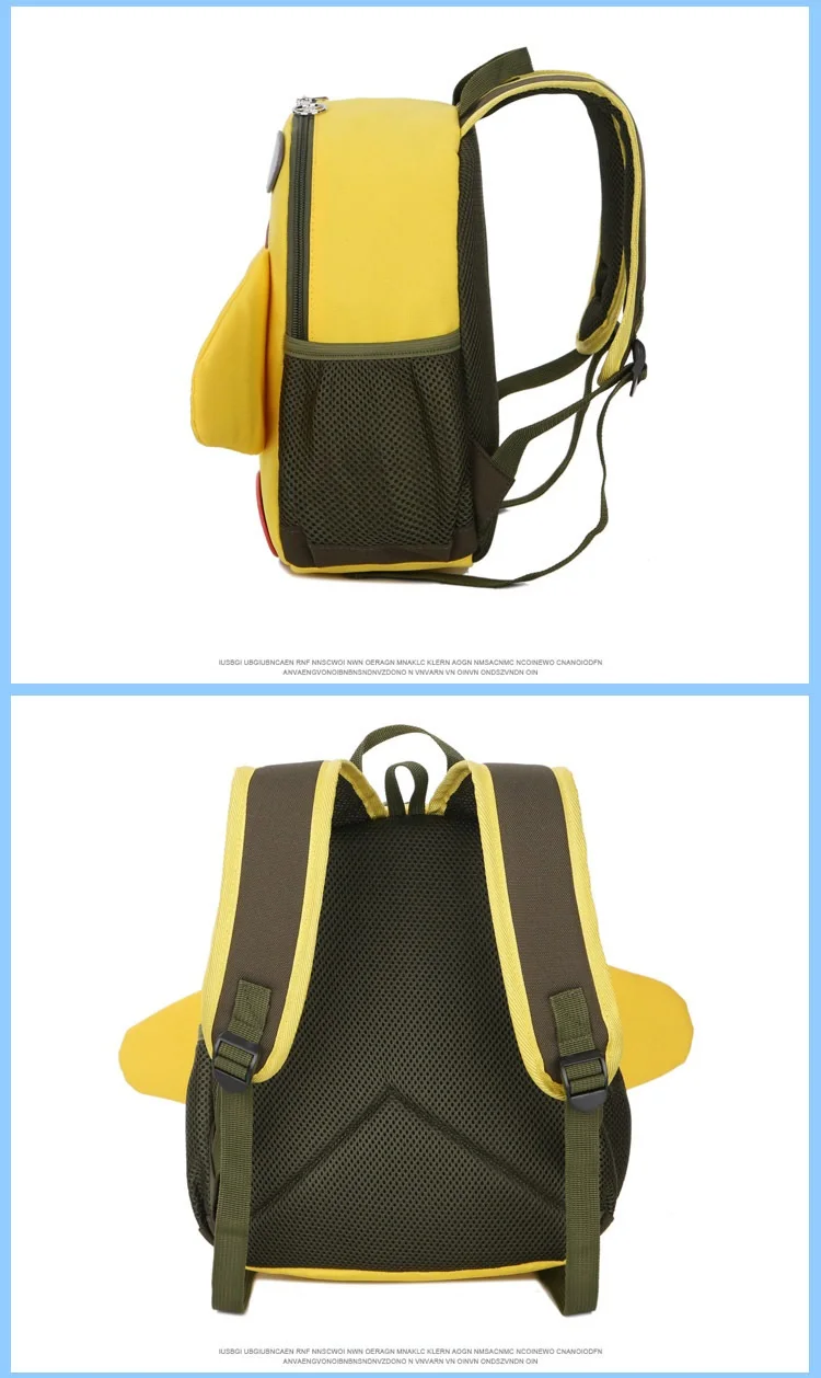 New Fashion 3D airplane Backpack Cute Children Bagpack Kids Bagpack