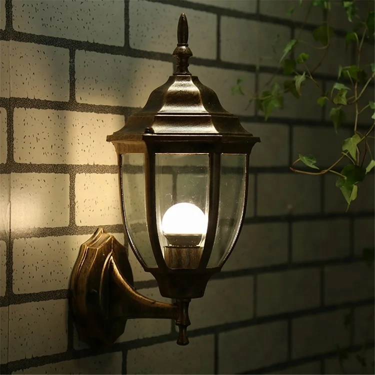 wall lantern outdoor led lighting in outdoor wall lamps gu10 brass coach light