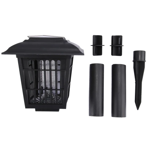 White & UV LED Solar Light Rechargeable Mosquito Killer Lawn Lamp Lawn Lights Outdoor insect killing Lantern for Garden Farm