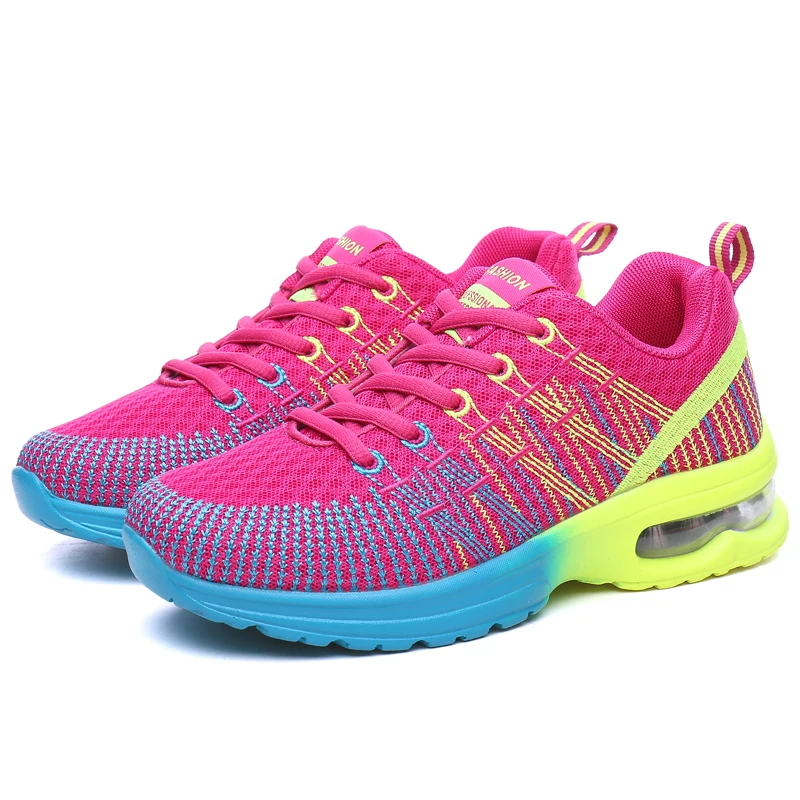 colorful athletic shoes