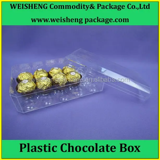 Super Clear Recyclable Chocolate Plastic Container Buy Chocolate