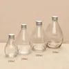 Transparent Flat beverage Drinking Glass Bottle