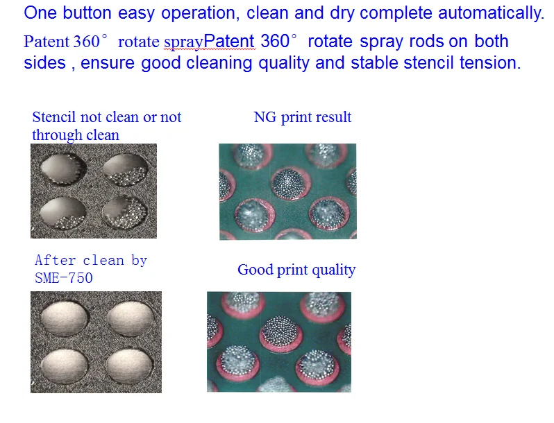 Automatic SMT Stencil Cleaning Machine Full Pneumatic Stencil Cleaning Machine For SMT Stencil Cleaning