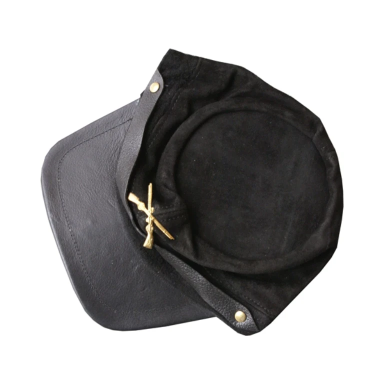 suede military cap