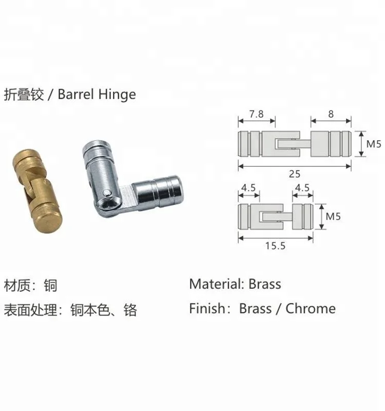 5*15mm Mini Barrel Brass Hinge For Boxes Buy Brass Hinge,Hinge For