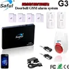 Saful G3 Wireless Mini Infrared Camera Video Security Motion Detector GSM Autodial Home Office GPS PIR GSM Alarm System