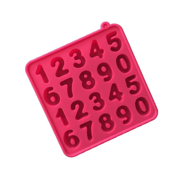 Silicone Numbers Chocolate Mold Number Candle Mold For Cake Decorating ...