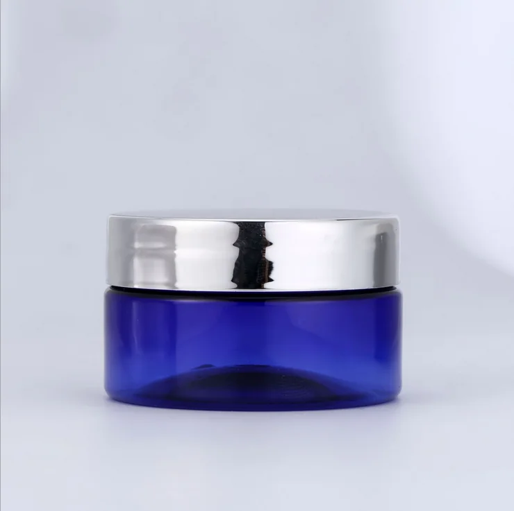 Cosmetic Use Container 50ml 1oz 2oz Cobalt Blue Plastic ...