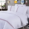 wholesale embroidery satin comforter duvet sets bedding linen for hotel 1.8M bed 60x60s 350TC