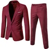 Hot Sale Fashion Party Suit Men Suit Design Men Red Men Fitness Suit