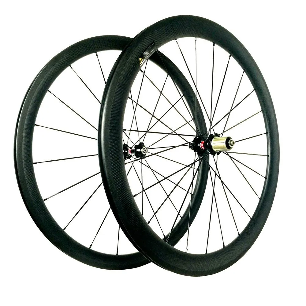 700C 88mm Full Carbon Wheelset Road Bike Clincher Bicycle Wheels Novatec 271 Hub
