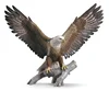 Home garden ornaments life size resin eagle with large wings sculpture
