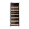 133 bottles beer wine cooler refrigerator Stainless steel Wine Refrrigerators Electric Cellar Cooling Systems