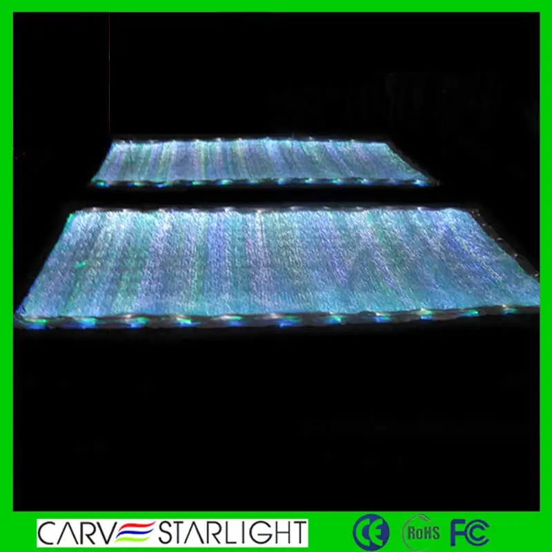 Led Lighting Fiber Optical Fabric Cloth Rgb Changeable Colors