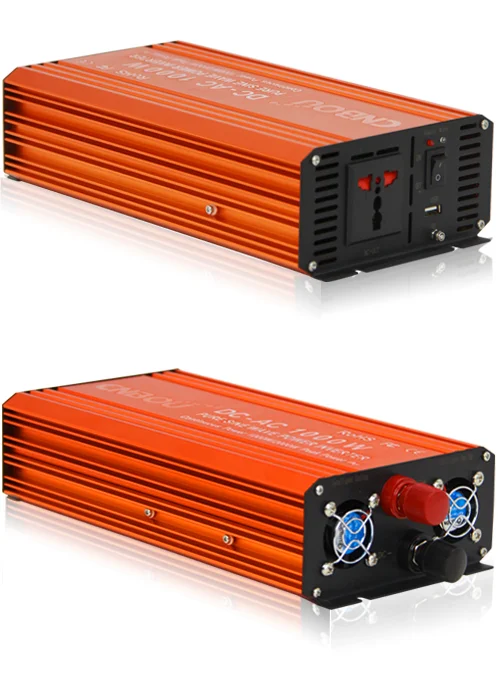 纯正弦波 12 v 220 v 逆变器 1000 w 配件大carav