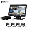 4CH H.264 AHD 720P SD Mobile DVR 128GB Vehicle MDVR CCTV Video Recorder Kit Camera System