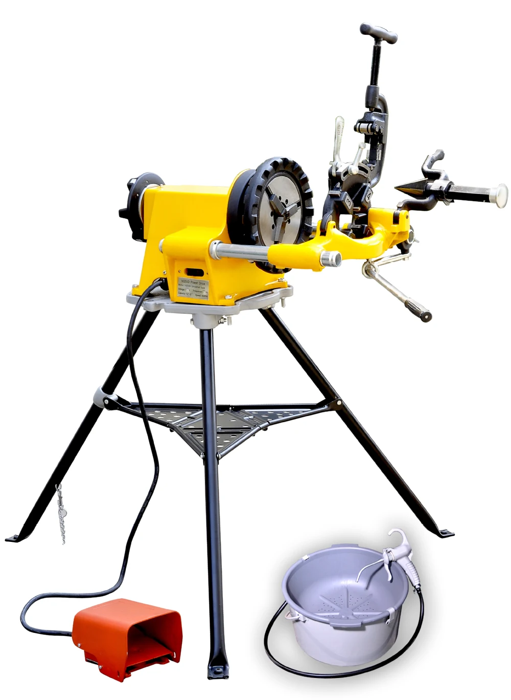 Hongli Sq50d Electric Pipe Thread Cutting Machine For 1/2"2" Steel