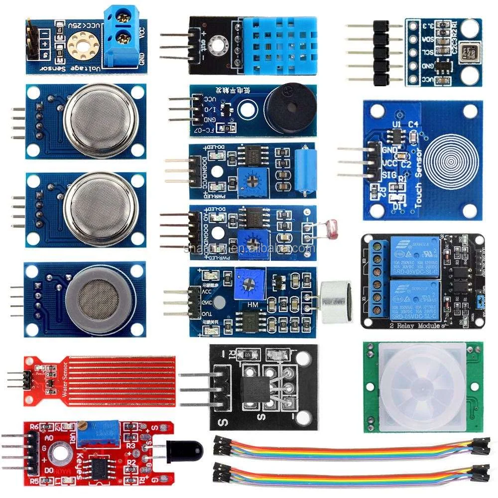 16 In 1 Sensor Modules Project Starter Kits For Raspberry Pi Smart Home 0424
