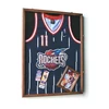 Customized Wall Mount SoccerJersey Display Cabinet Case Glass Window Wooden Lockable 3d Shadow Box Frame