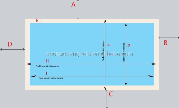 Hard Plastic Automatic Retractable Swimming Pool Cover With Remote
