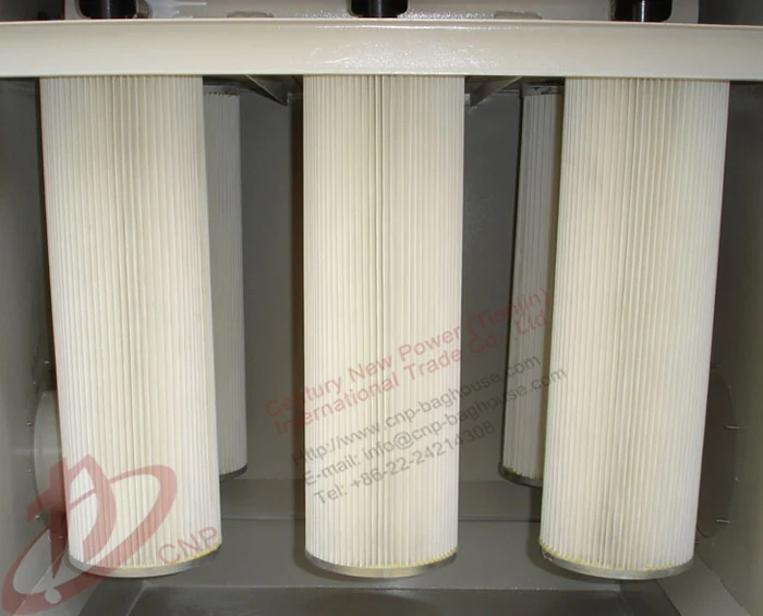 Easy maintain industrial pleated filter bag cartridge filter