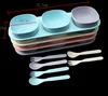 hot sale Biodegradable Fruit Bowl set Peach/Pinky Bamboo Fibre Tableware