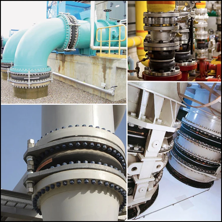 4" Dn100 108mm 114mm Flange Flexible Couplings Rubber Expansion Joint