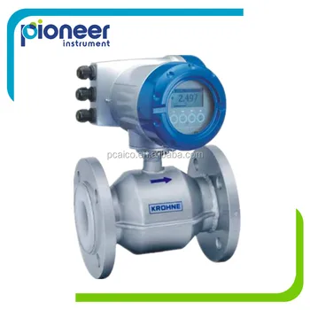 electromagnetic krohne meter flow larger