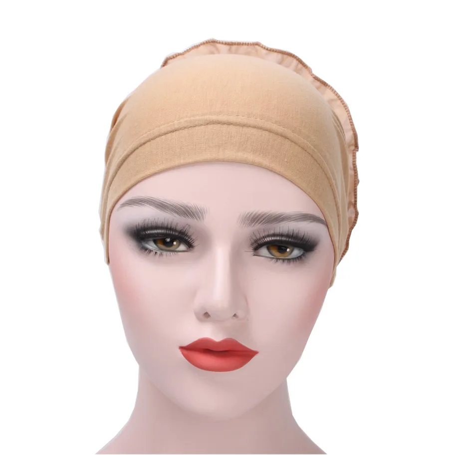 Floral Head Wrap Hijab Cap Style 9 Colors - Buy Head Wrap,Hijab Cap ...