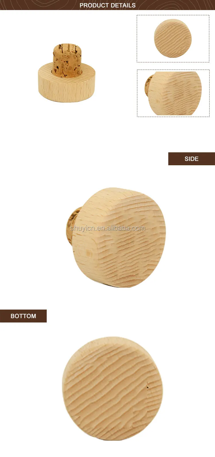 custom wine corks,glass storage glass bottle cork,Wooden Corks