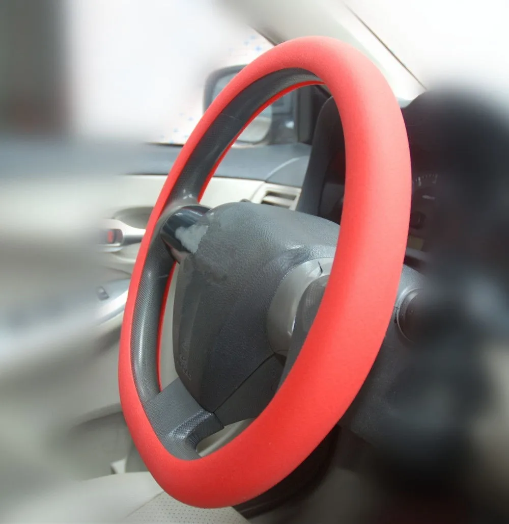 Wholesale Heat Resistant Silicone 13 Inch Good Steering Wheel Covers