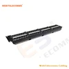 2U 19'' Installation+Steel Material+Network Cabling Solution UTP Cat 5e 48 Ports Patch Panel