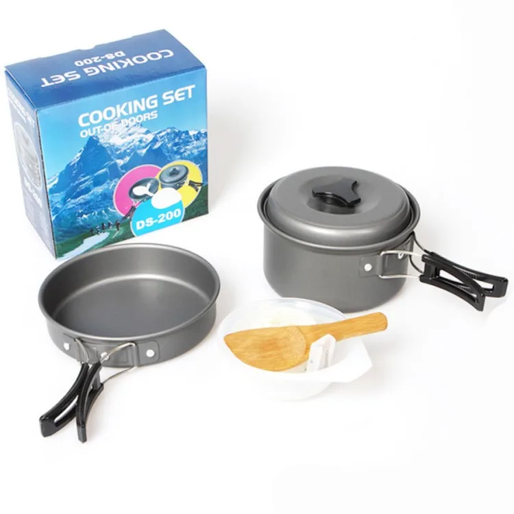 High Quality Outdoor Camping Cook Set Aluminum Alloy Camping Cookware