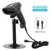 JEPOD JP-H1AT Auto Sense Function 1D Laser Wired USB Bar Code Reader Barcode Scanner with Stand Autoinduction for POS System