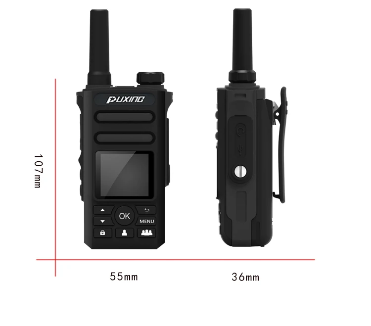 New published Public network sim card cell phone wifi two way radio