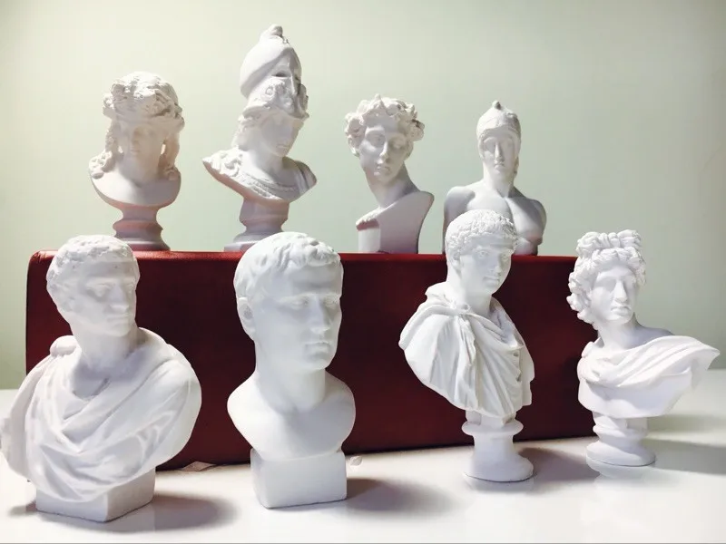 greek resin statues