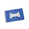 Blue Background White Bone Decoration Flag Outdoor Flying Banner