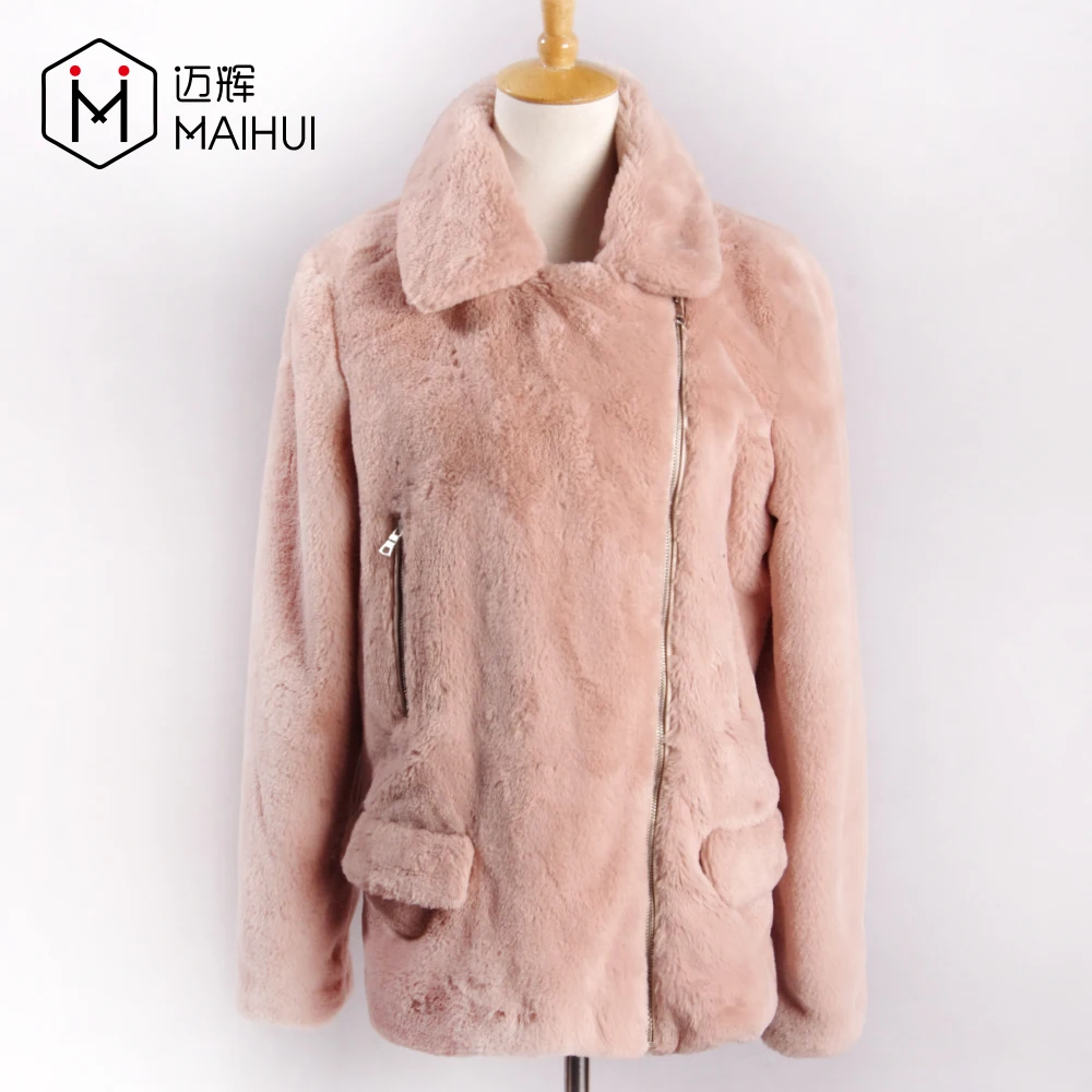 Professional Lovely Faux Fur Coats Made In China Winter Jacket Rabbit