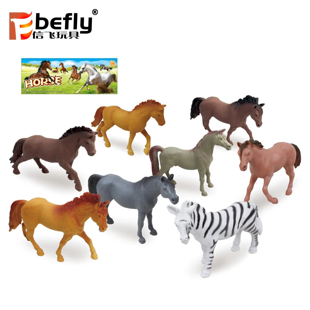 8 Kinds Farm Animal Set Cheap Hollow Plastic Toy Horses - Buy Cheap ...