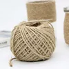 1 Roll 30M Natural Burlap Hessian Jute Twine Rope Gift Packing String Halloween Party Wedding Decoration